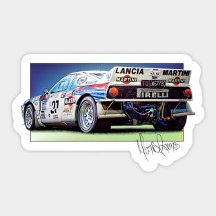 Lancia 037 Group B Sticker